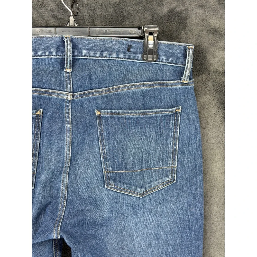 Banana Republic Travel Stretch Jeans Mens 33x30 Skinny Fit Mid Blue‎ 875021-01